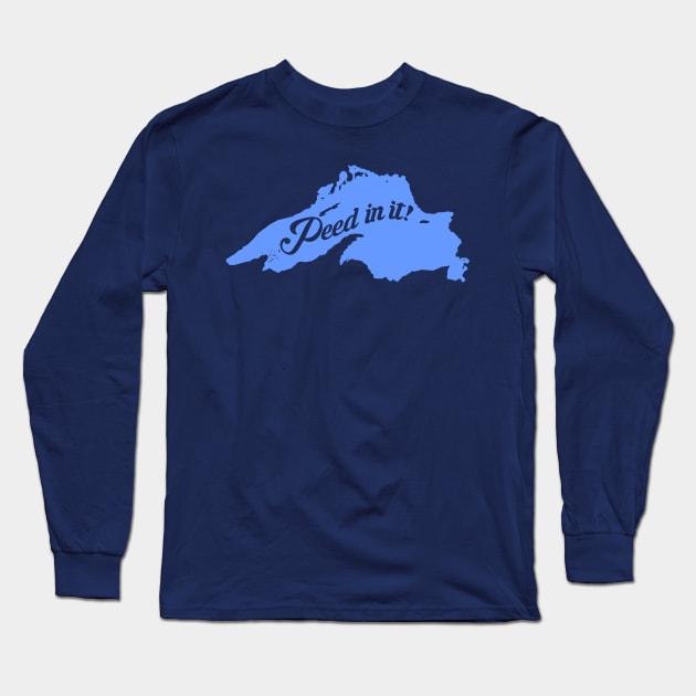 Lake Superior Life Long Sleeve T-Shirt by miniBOB